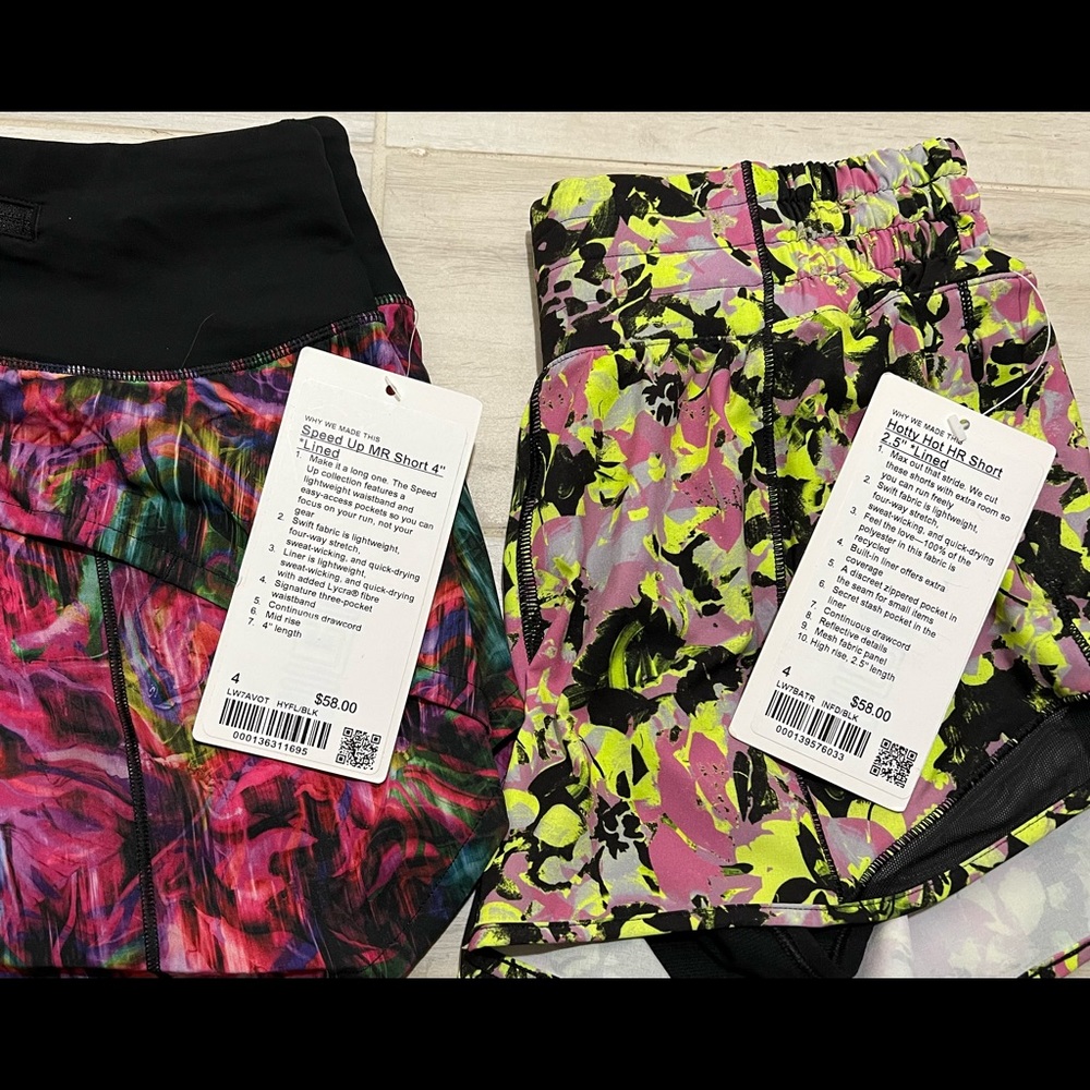 Lululemon Shorts Bundle NWT